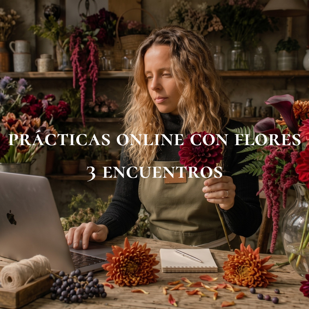 Prácticas online con flores 💐✨
