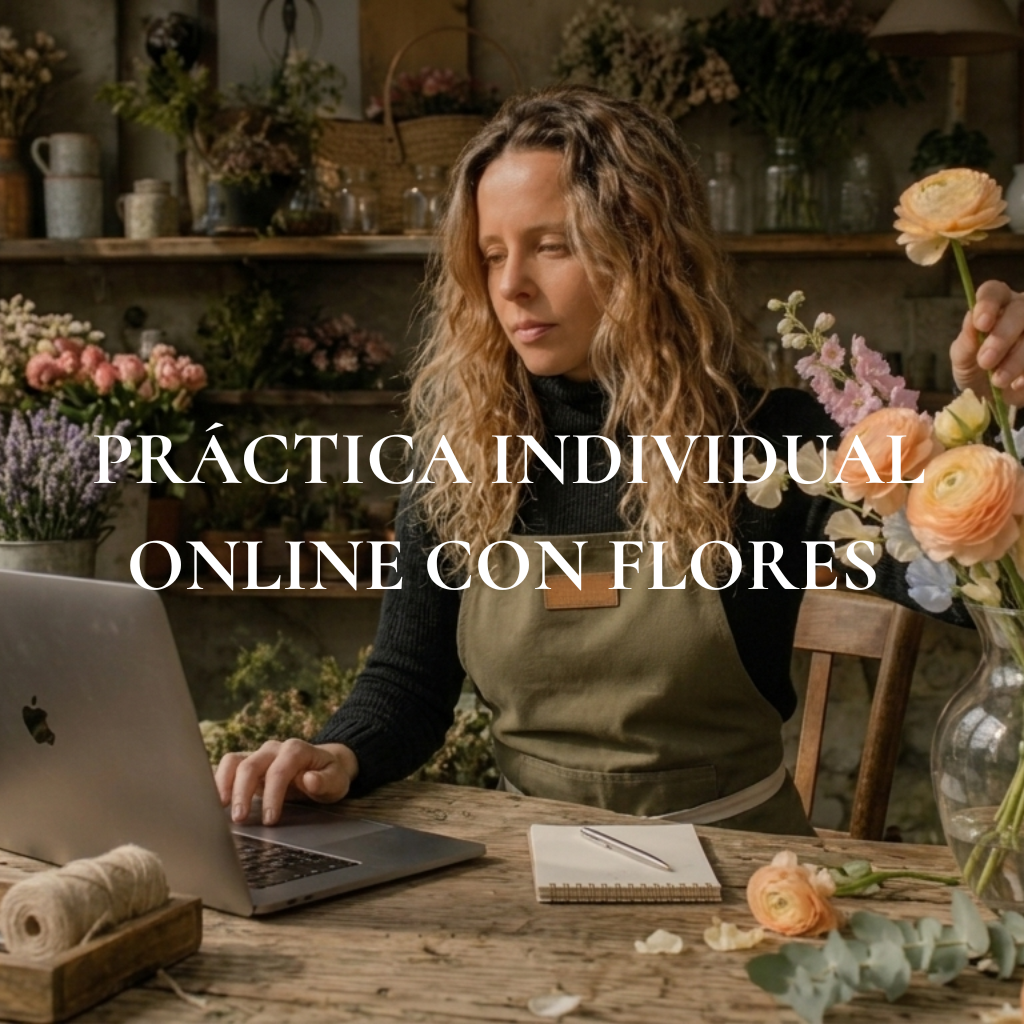 Práctica individual online con flores 🌸✨